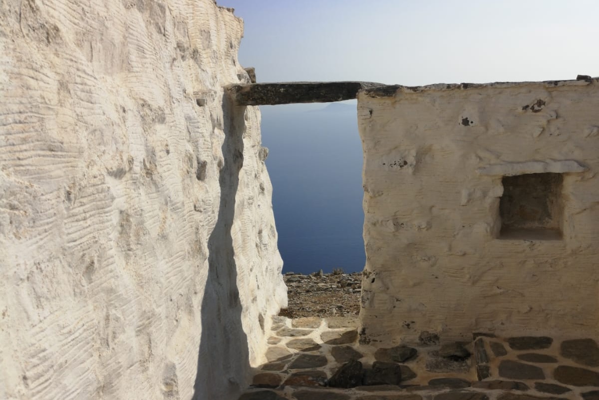 Sifnos architecture and sea